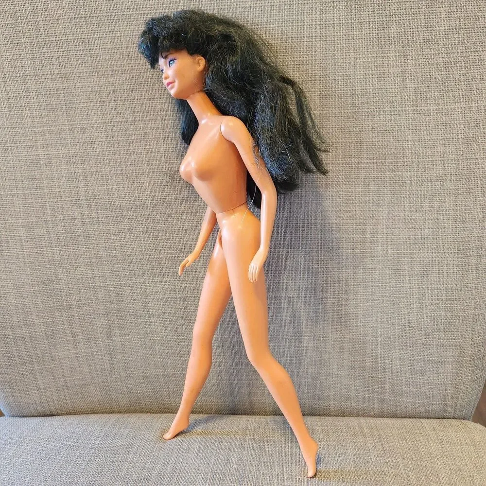 Vintage 1987 Mattel Barbie Island Fun Miko #4065 Hawaiian Tropical Doll NUDE
